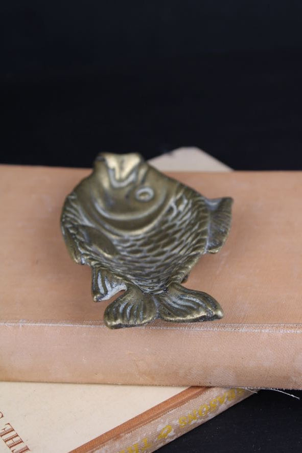 Brass Fish Trinket Dish