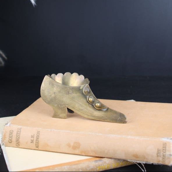 Brass Shoe Pot