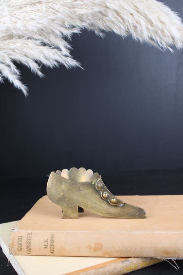 Brass Shoe Pot