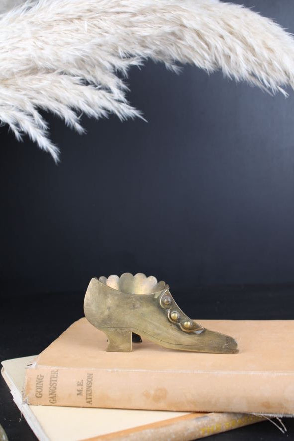 Brass Shoe Pot