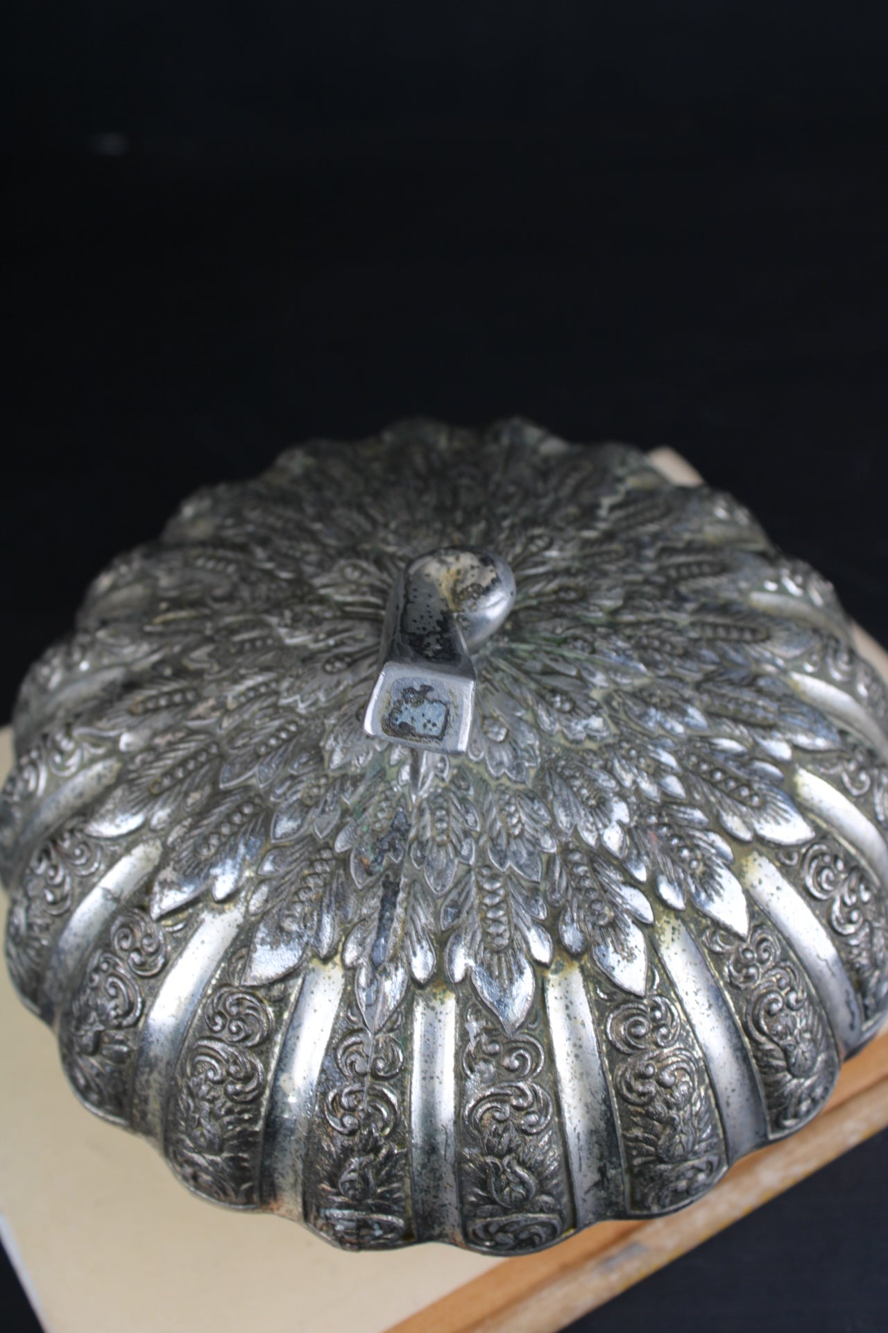 Vintage Highlands Silverplate Pumpkin pot