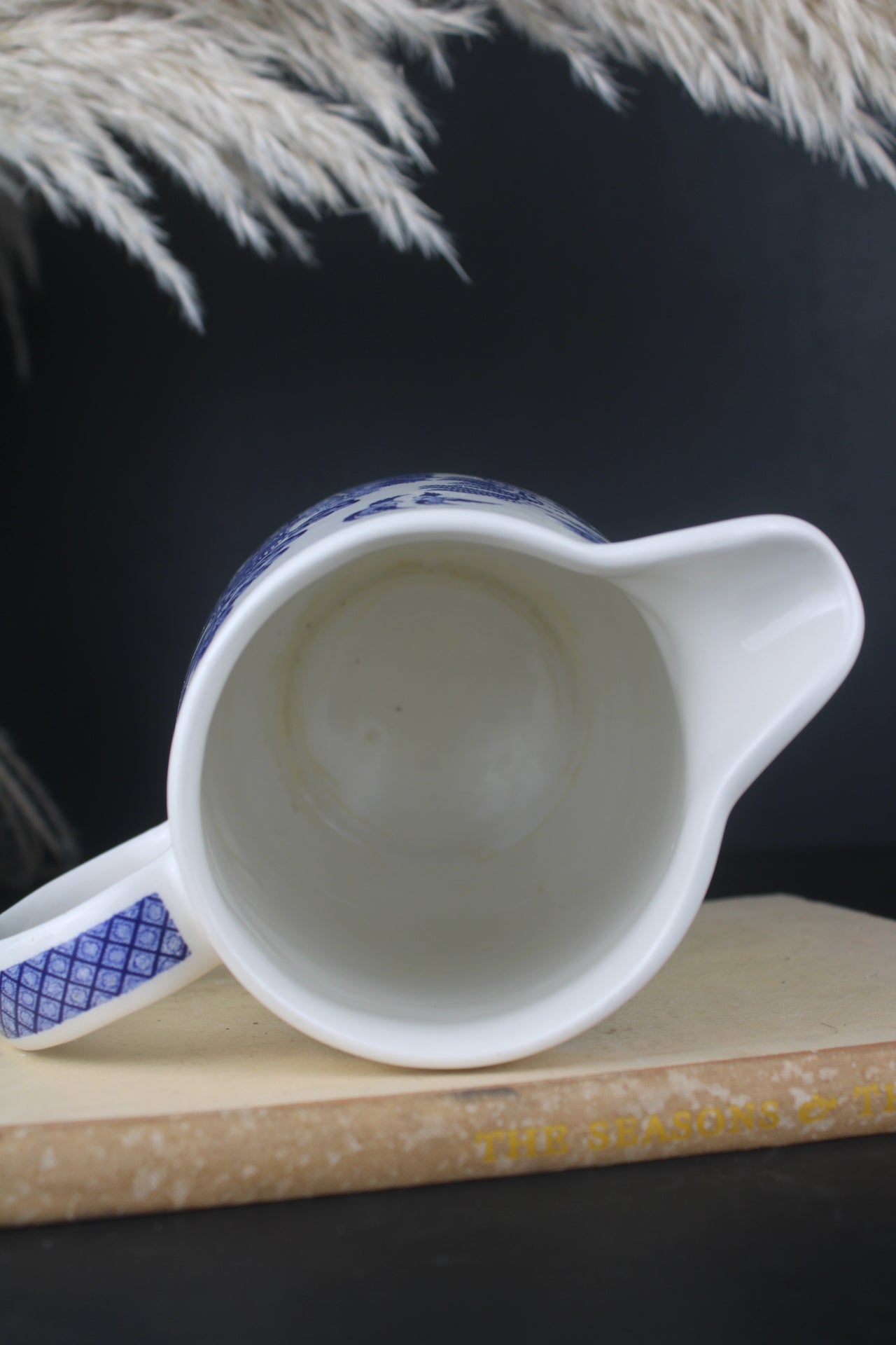 Sadler Blue and White Old Willow Jug