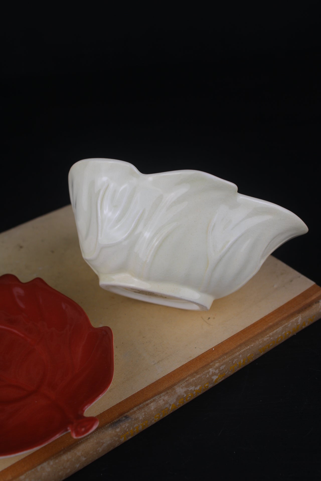 Carlton Ware Leaf Bowl and Saucer
