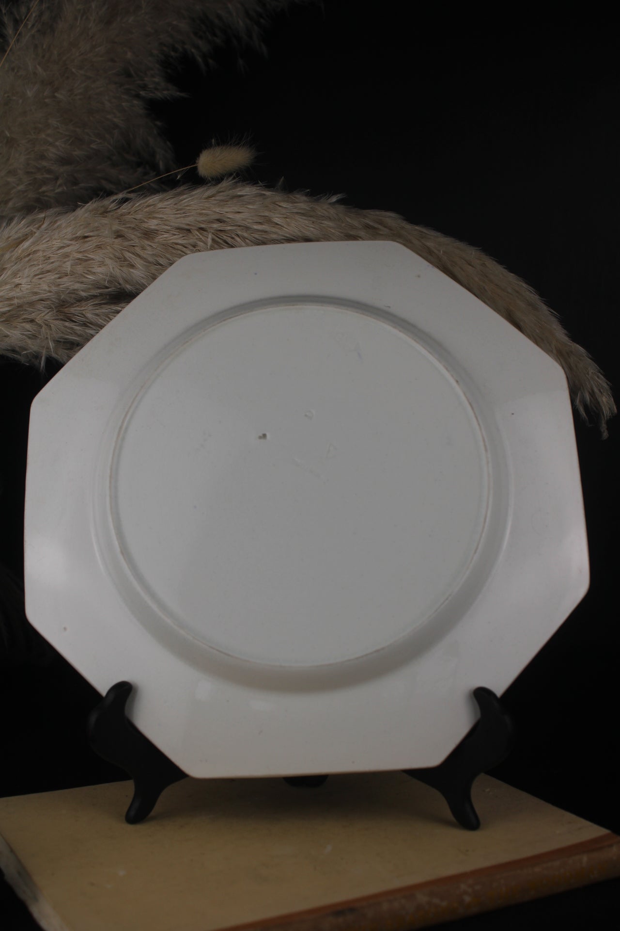 Minton Blue and White Octagonal Plate