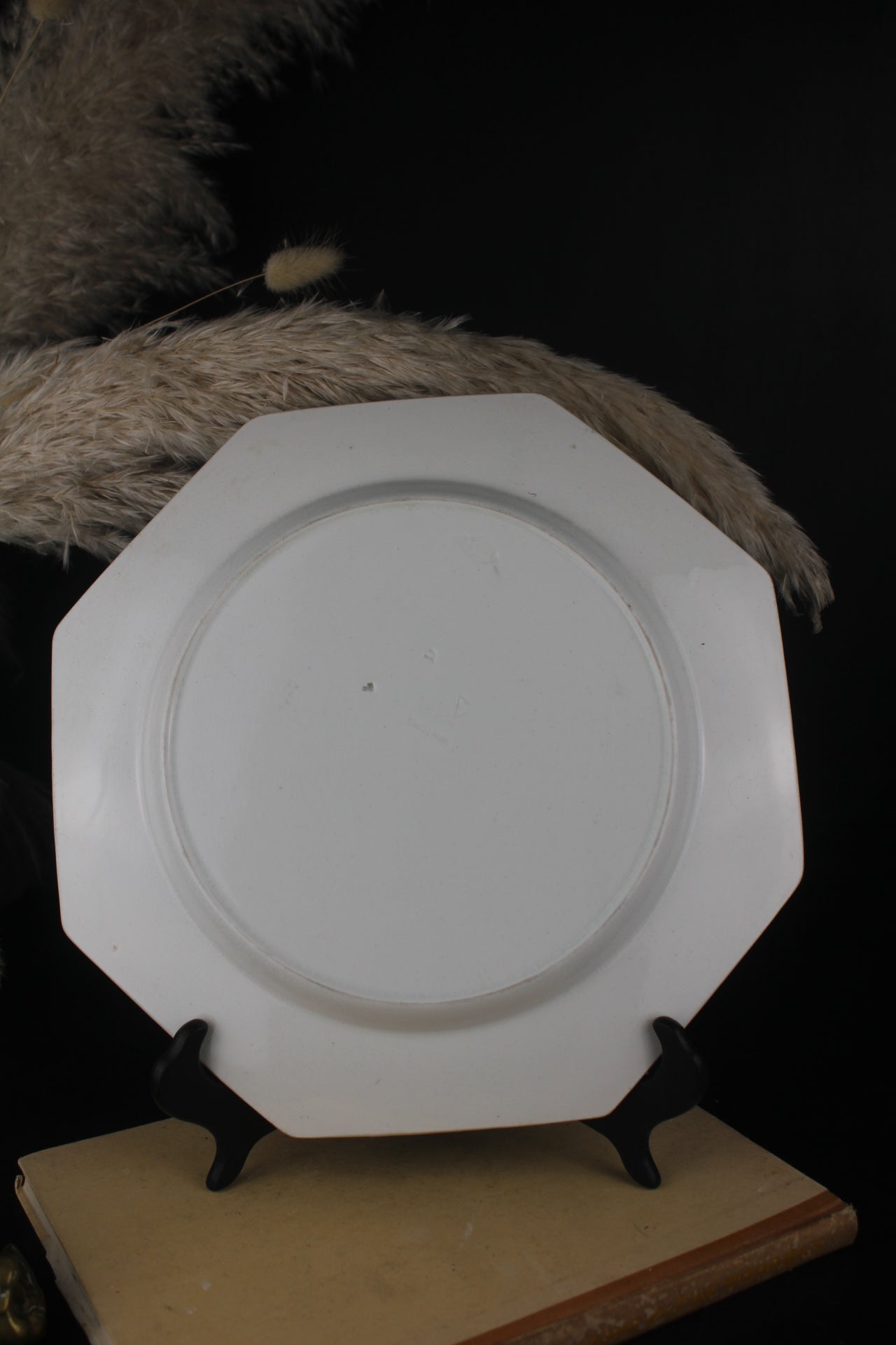 Minton Blue and White Octagonal Plate