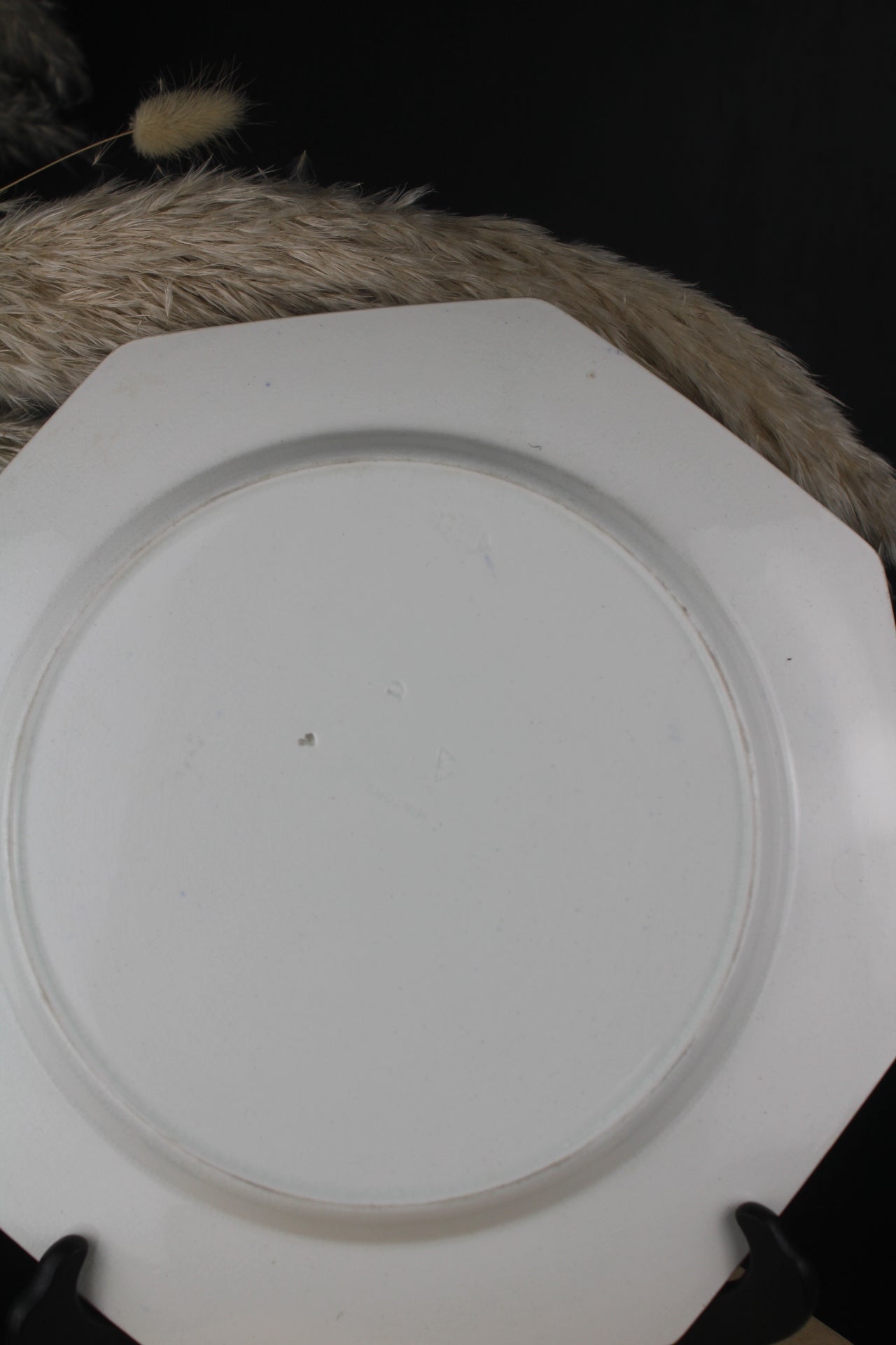 Minton Blue and White Octagonal Plate
