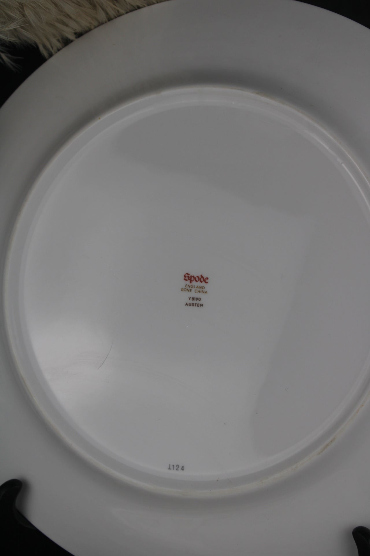 Set of 4 Spode Austen Yellow Flower Dinner Plates