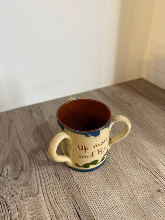 Small 3 Handled Motto Ware Cup