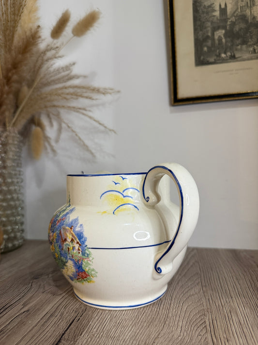 Floral Vintage Milk Jug