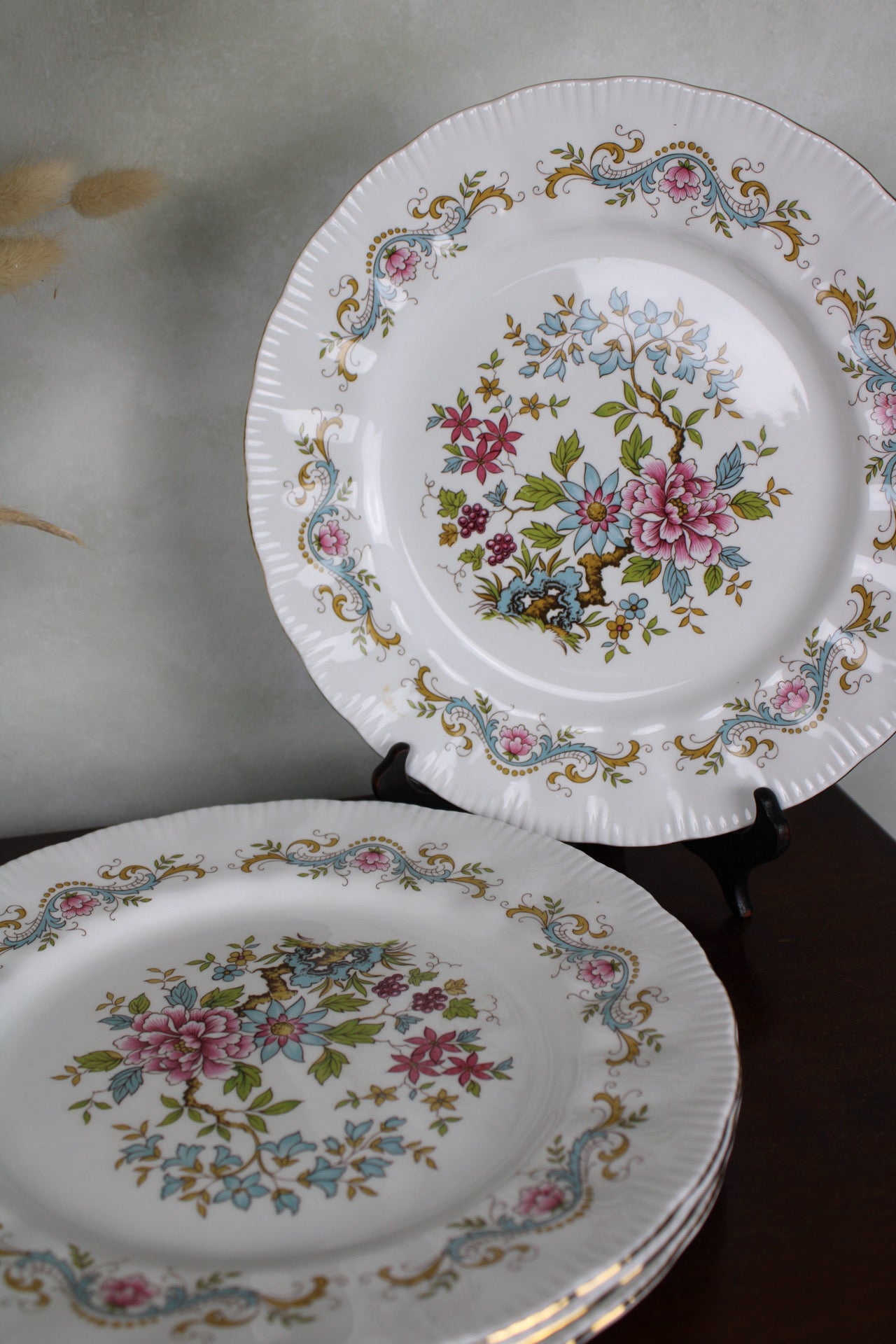 Set of 4 Royal Standard Mandarin Dinner Plates