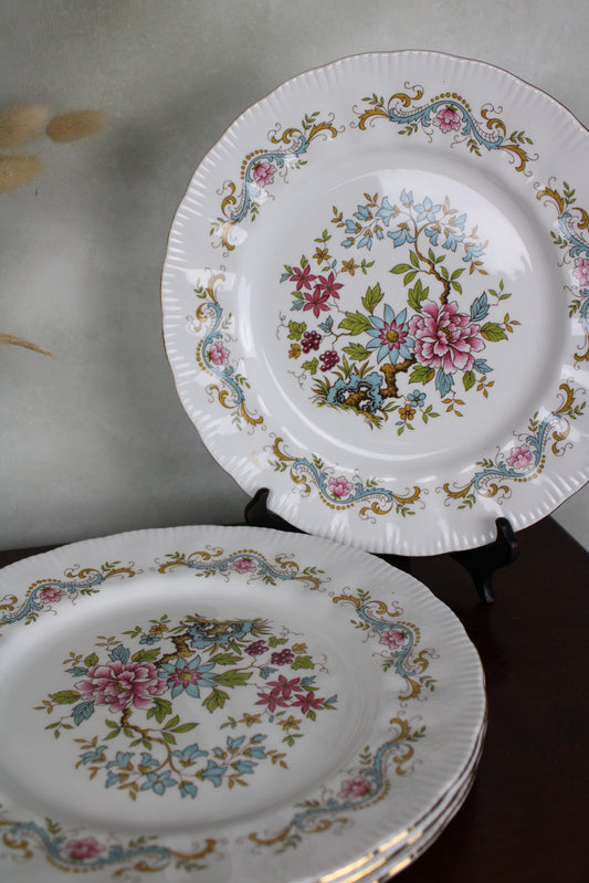 Set of 4 Royal Standard Mandarin Dinner Plates