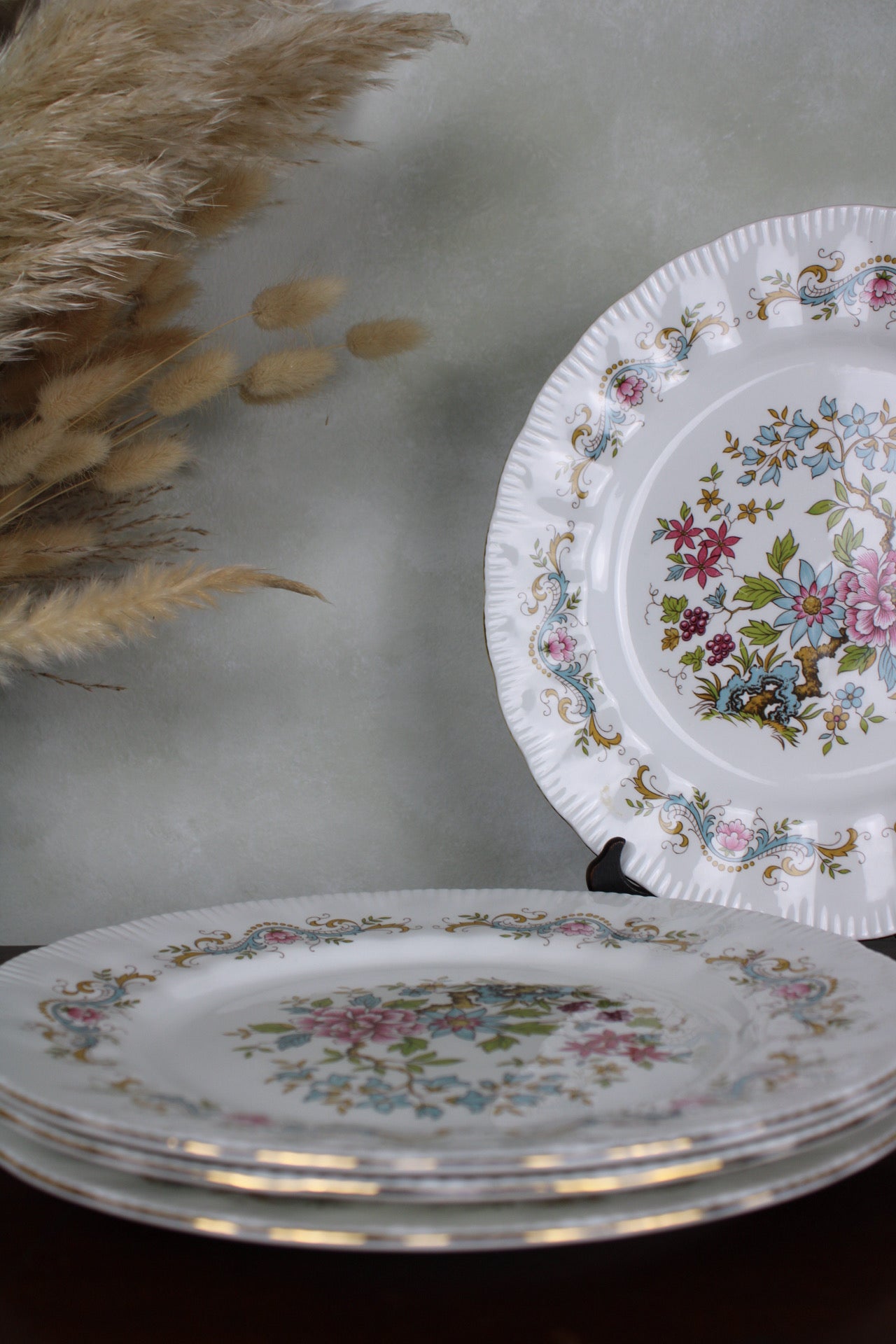 Set of 4 Royal Standard Mandarin Dinner Plates