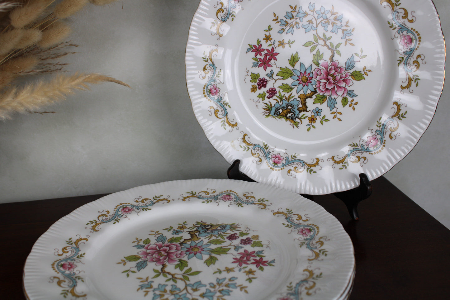 Set of 4 Royal Standard Mandarin Dinner Plates