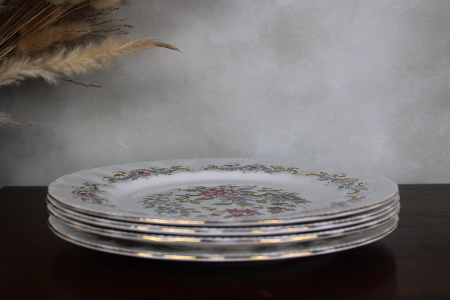 Set of 4 Royal Standard Mandarin Dinner Plates
