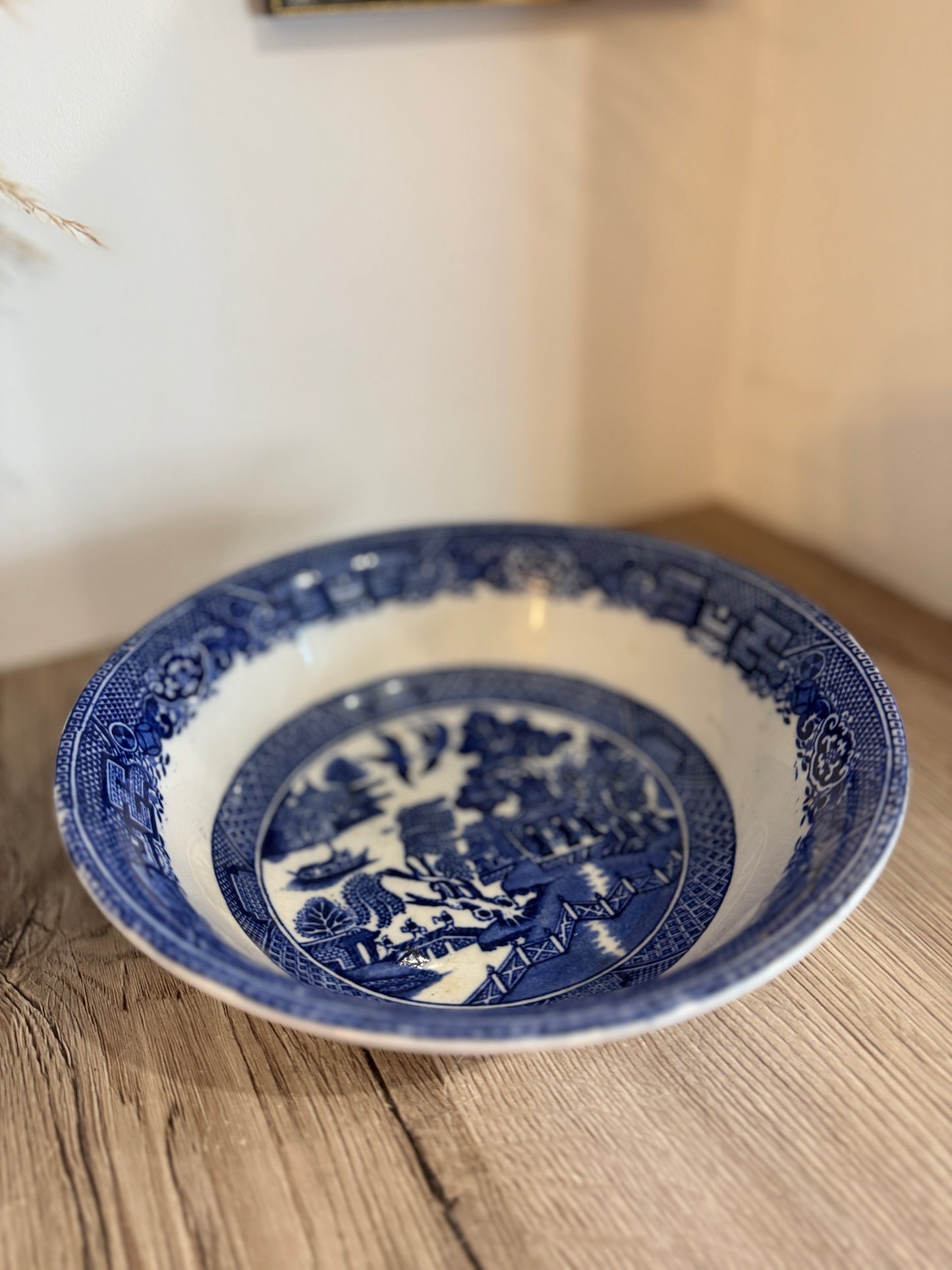 Old Willow Blue and White Bowl