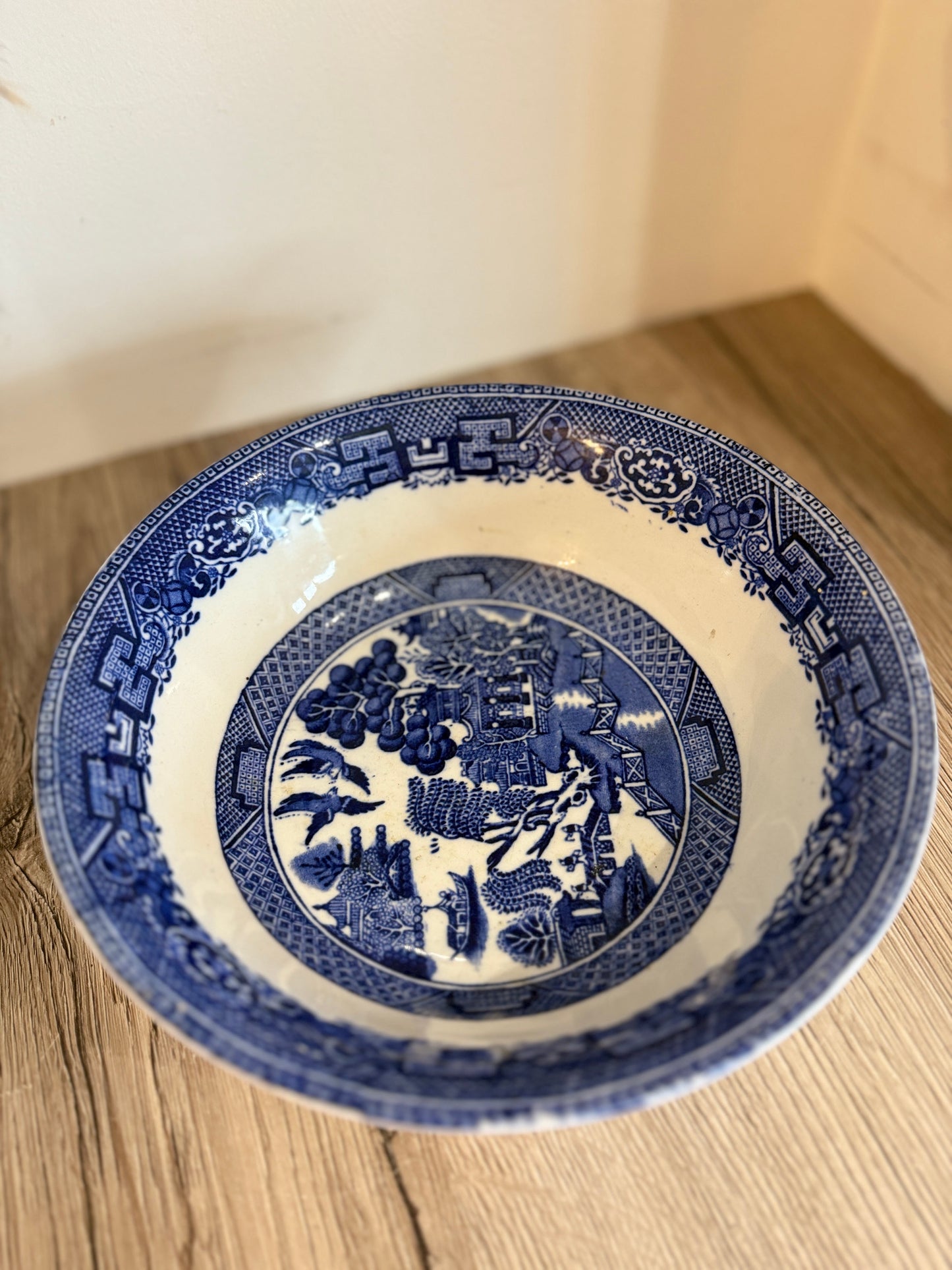 Old Willow Blue and White Bowl