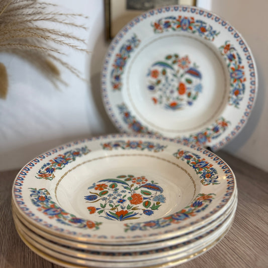 Set of 6 Waring & Gillow London 'Rhodian' Pasta Bowls