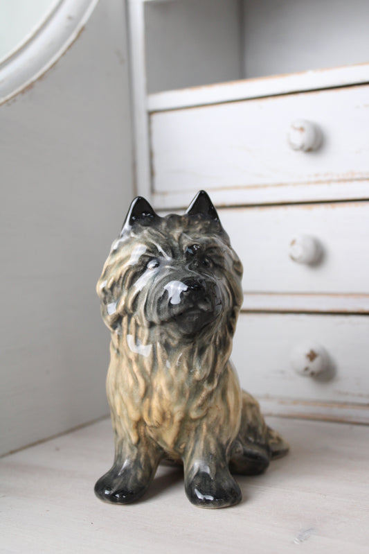 Sylvac 3447 Vintage Black Terrier Dog Figurine
