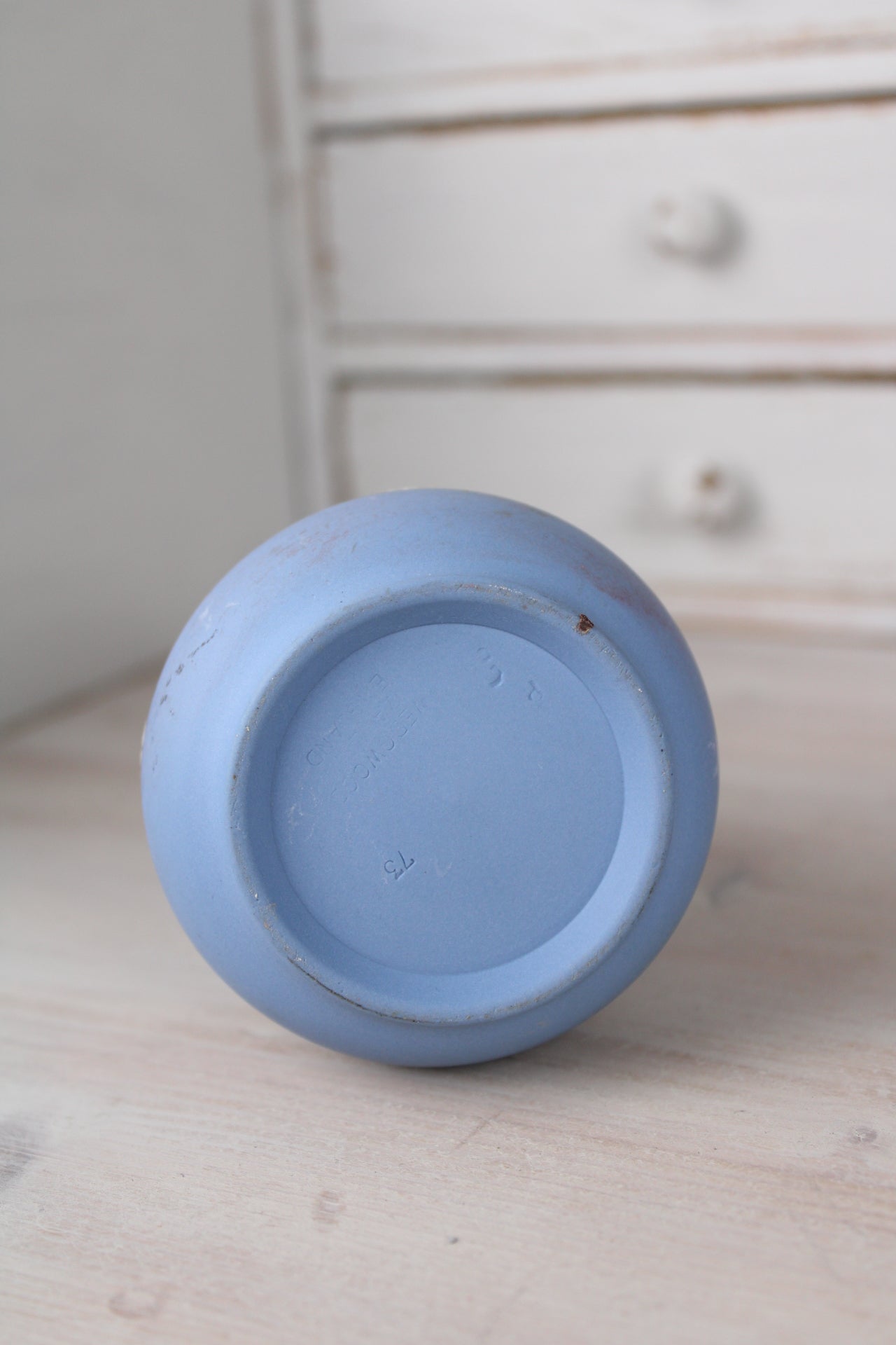Wedgwood Jasperware Vintage Vase in Blue