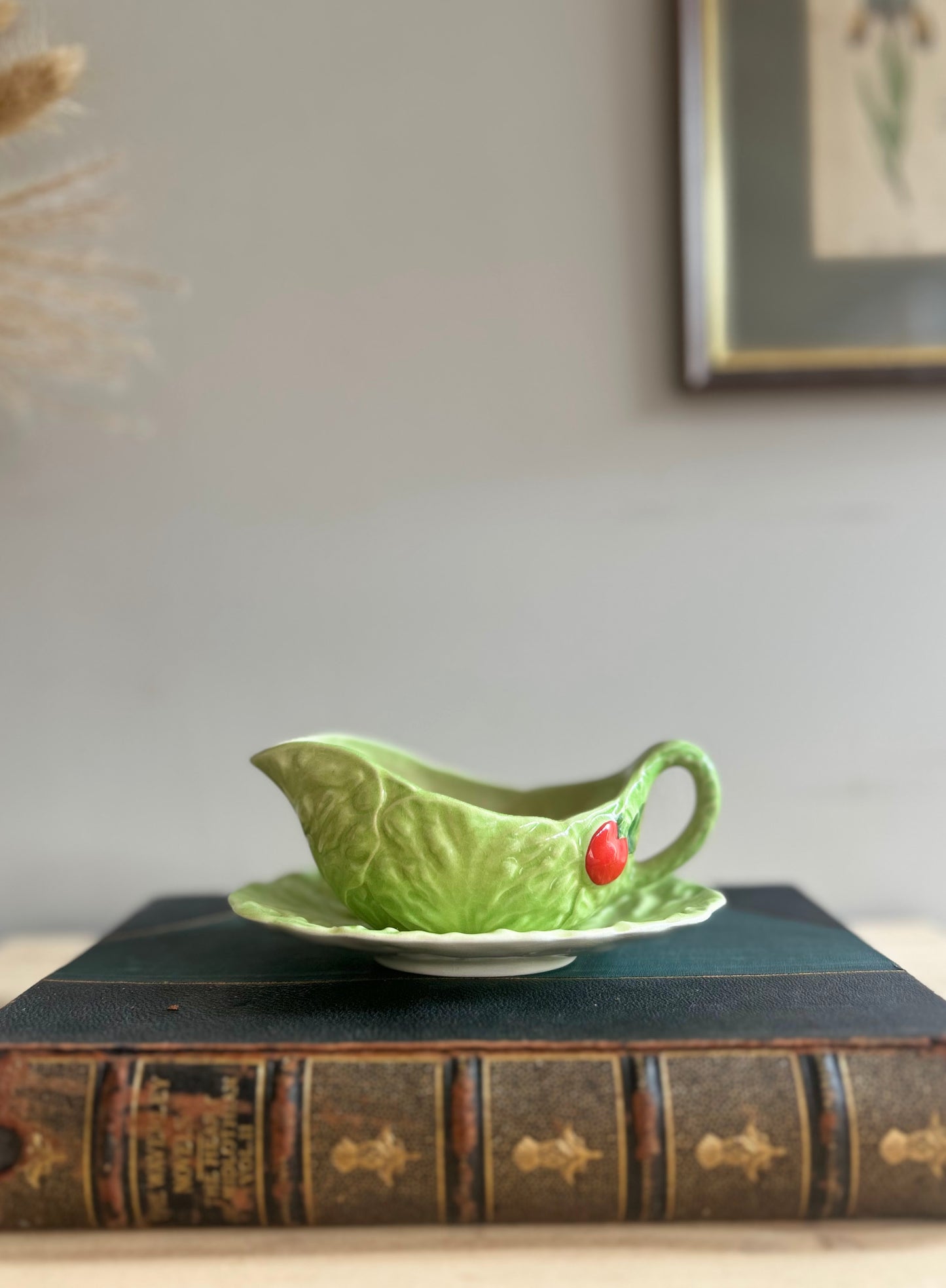 Carlton Ware Lettuce Jug and Saucer