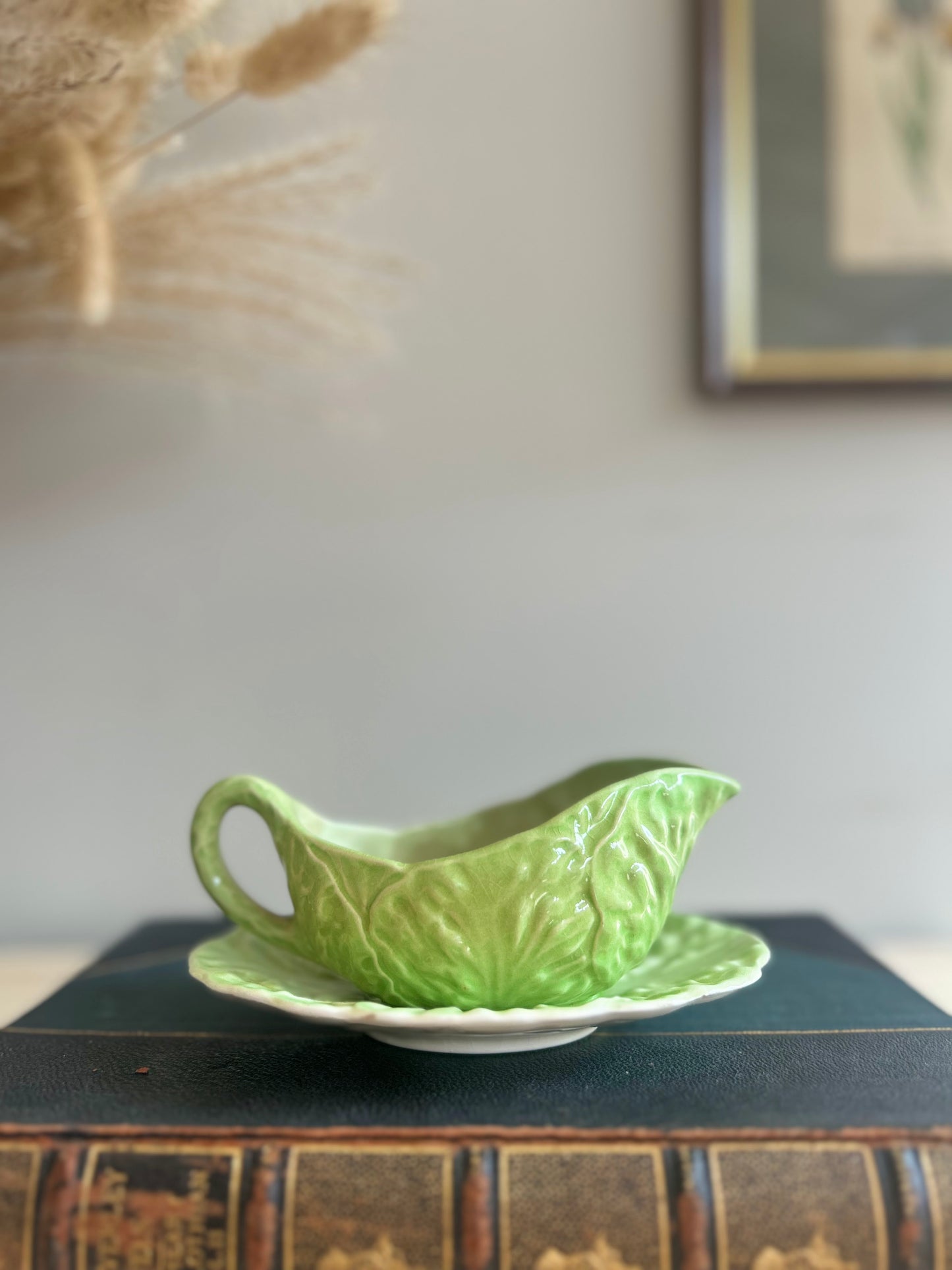 Carlton Ware Lettuce Jug and Saucer