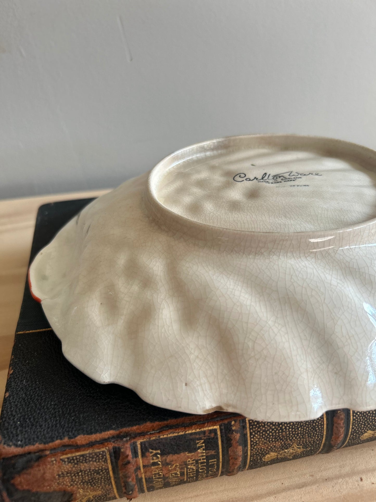 Carlton Ware Clam Shell Bowl