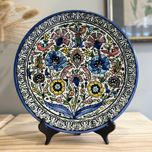 Blue Jerusalem Hanging Plate