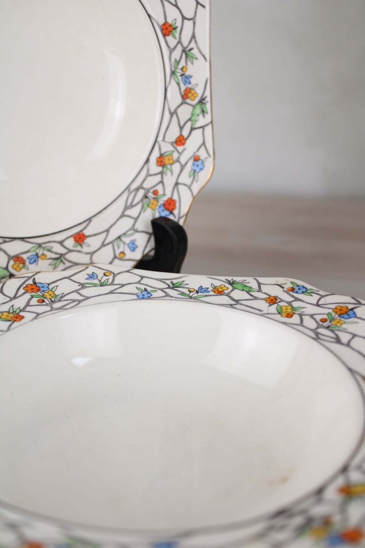 Set of 4 Devon Ware Fielding's Retro Dessert Bowls