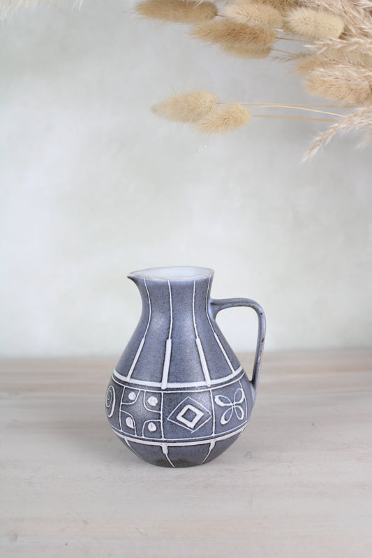 Marschner 323 German Pottery Jug in Grey