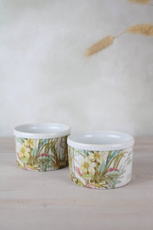 Pair of Pillivuyt France Large Ramekins