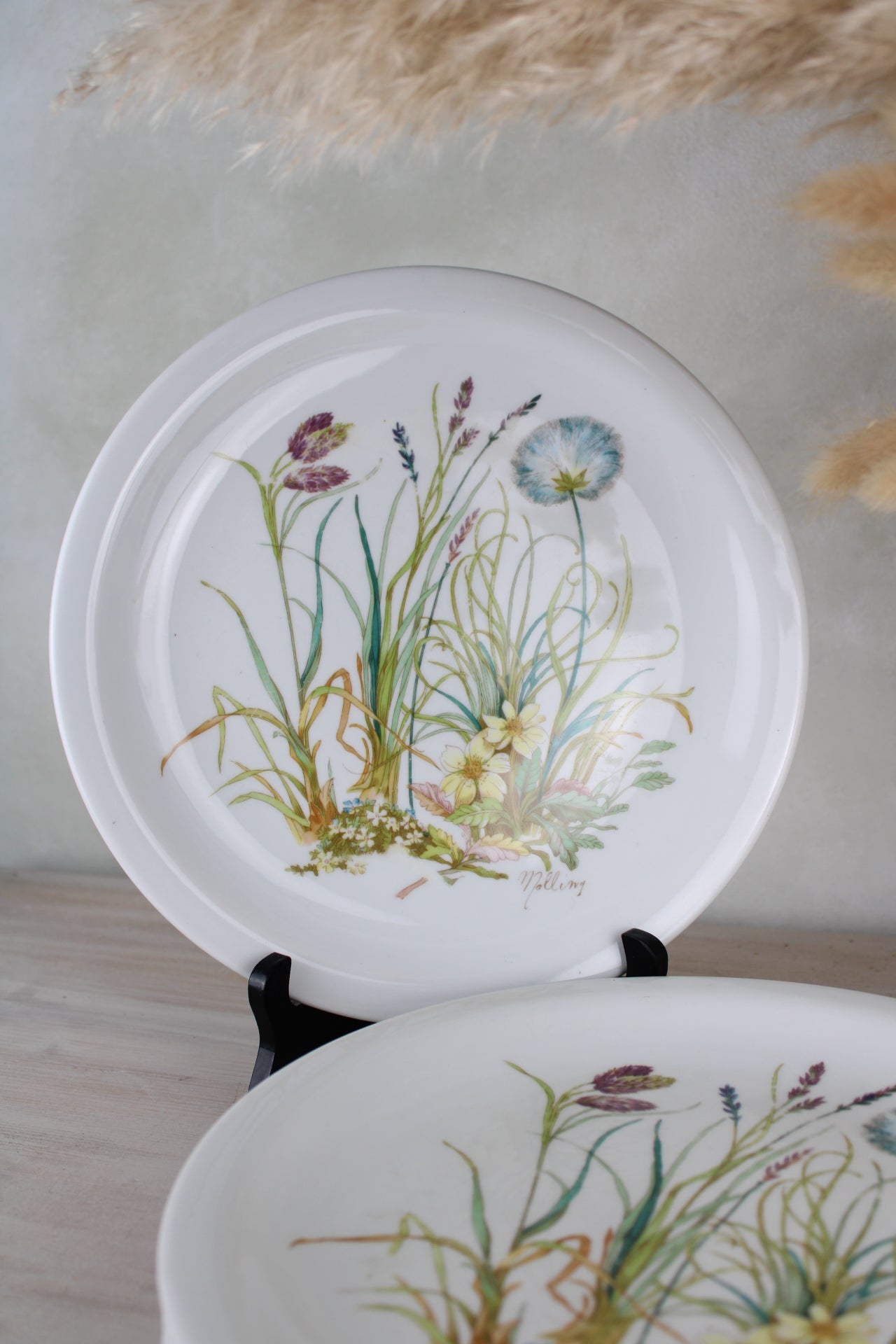 Set of 4 Pillivuyt France Vintage Dinner Plates