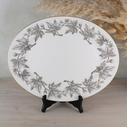 Wedgwood Ashford Leaf Design Vintage Platter