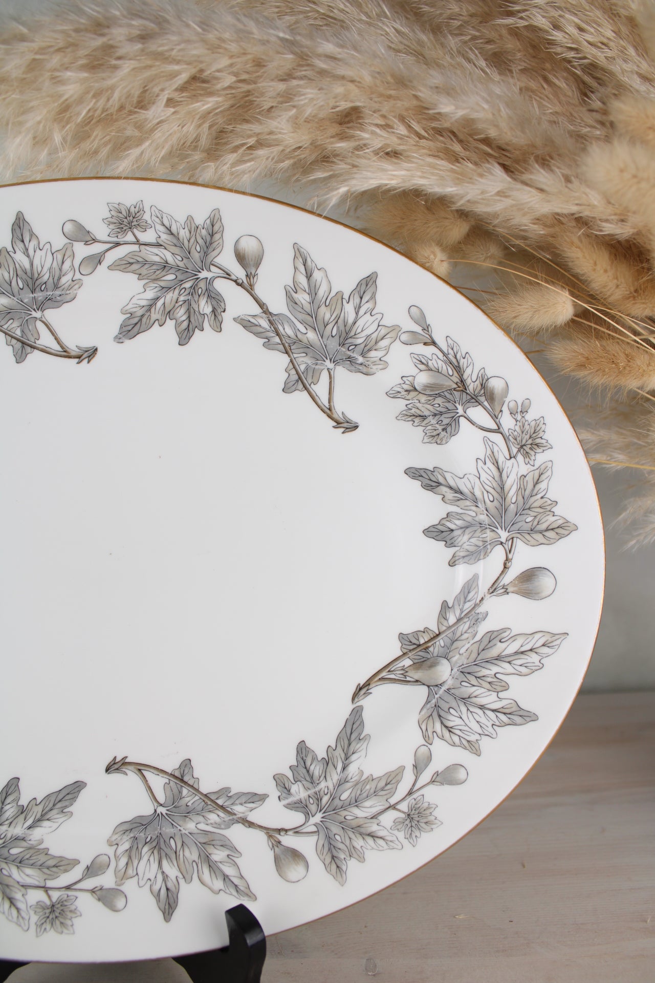 Wedgwood Ashford Leaf Design Vintage Platter