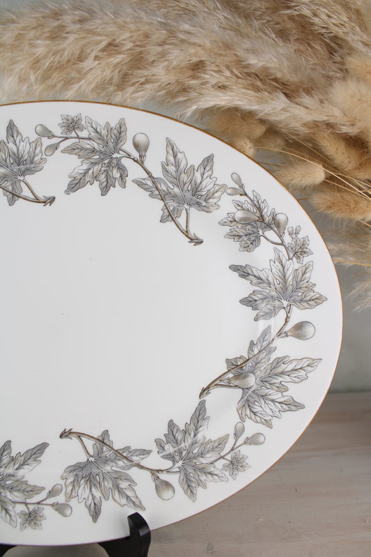 Wedgwood Ashford Leaf Design Vintage Platter