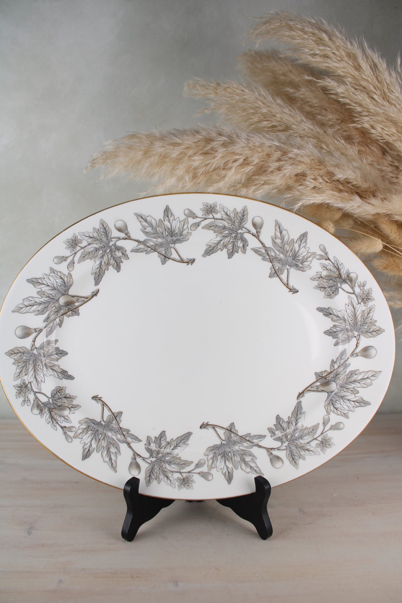 Wedgwood Ashford Leaf Design Vintage Platter