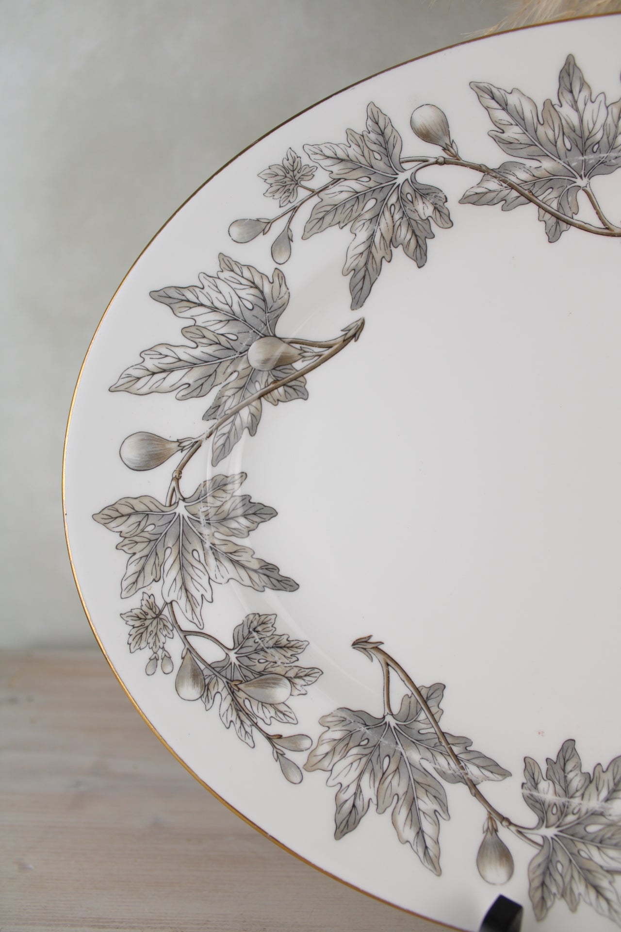 Wedgwood Ashford Leaf Design Vintage Platter