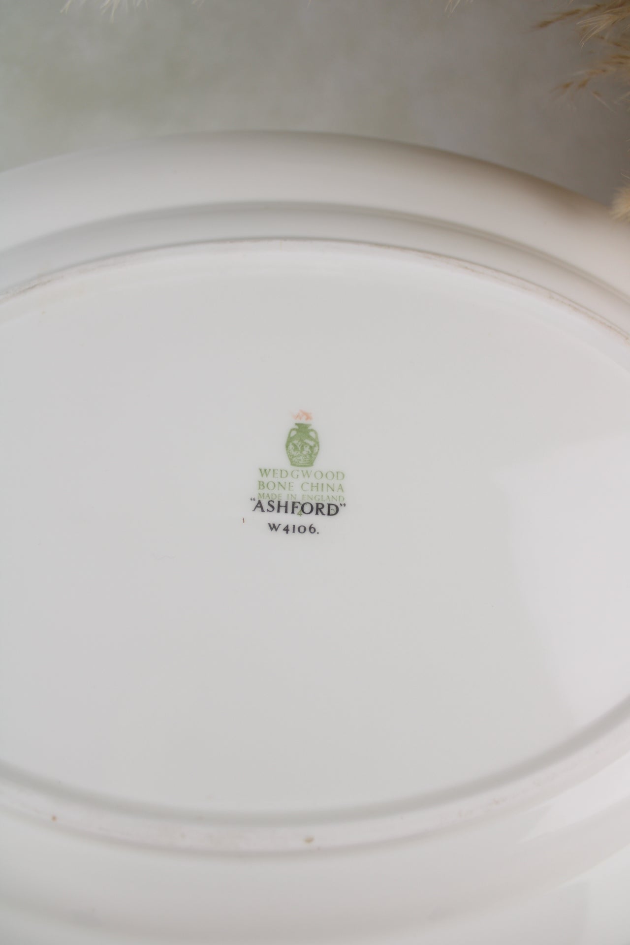 Wedgwood Ashford Leaf Design Vintage Platter
