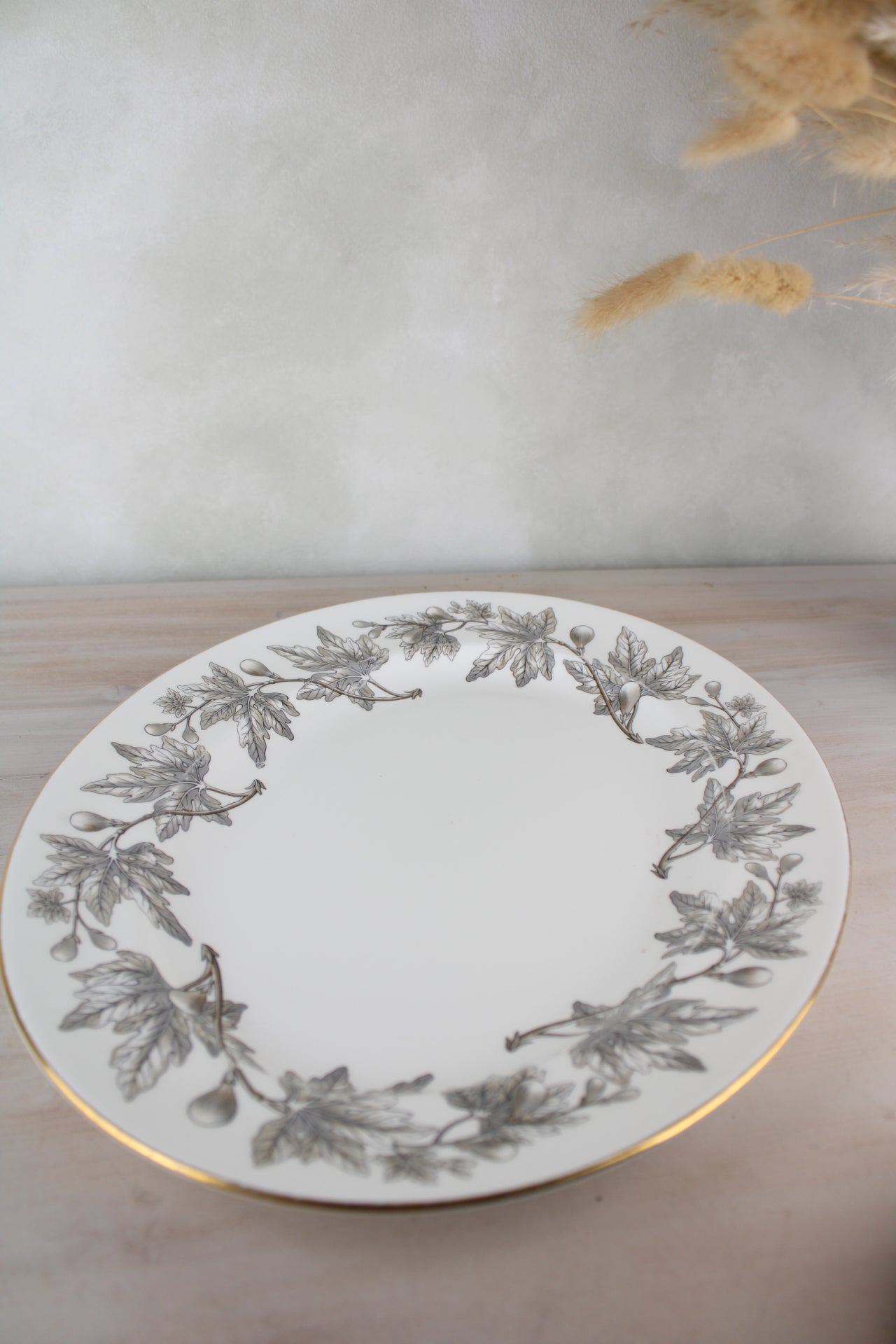 Wedgwood Ashford Leaf Design Vintage Platter