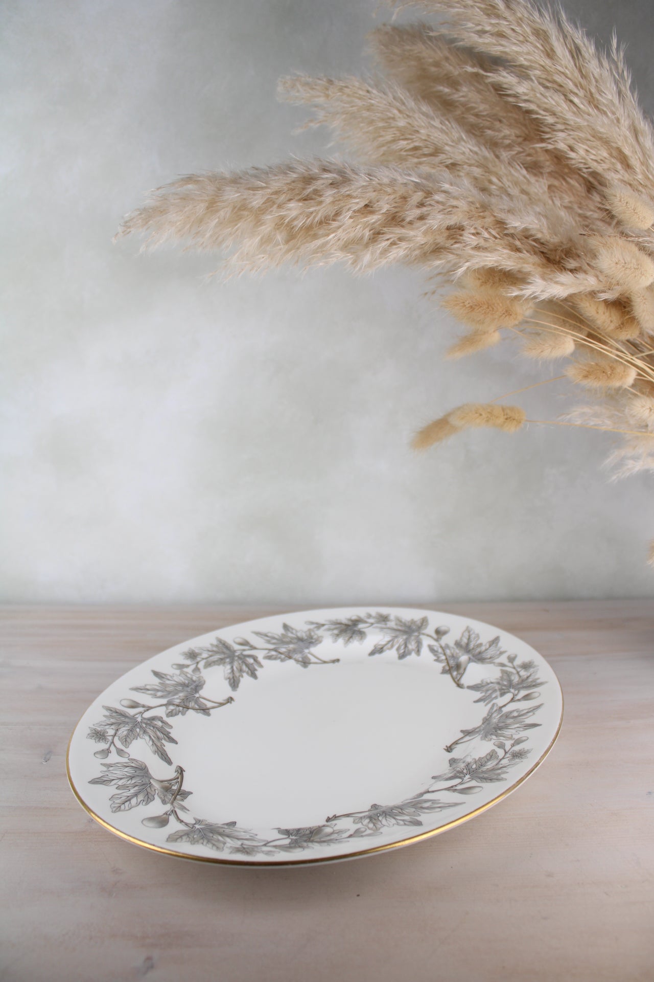 Wedgwood Ashford Leaf Design Vintage Platter