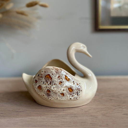 Fosters Pottery Swan Planter