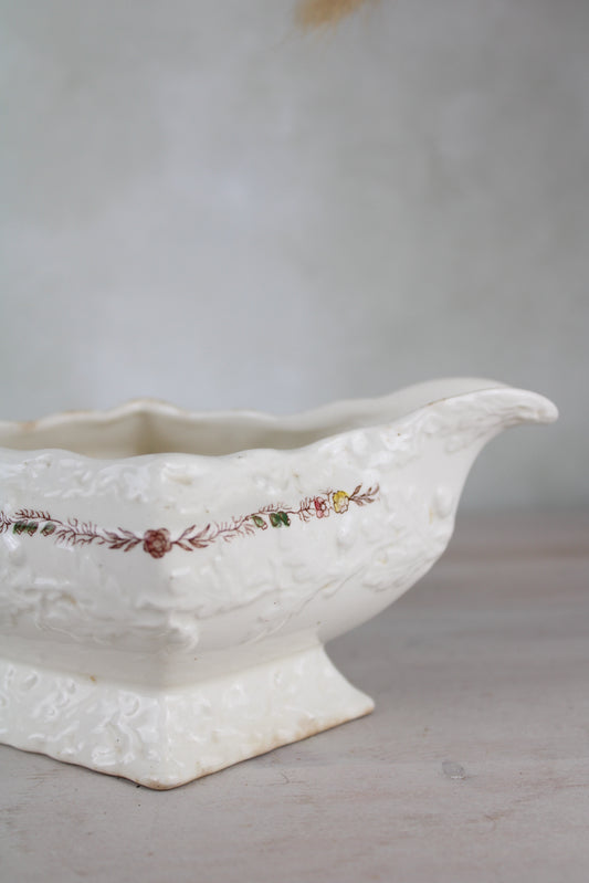 Masons Floral Vintage Gravy Boat