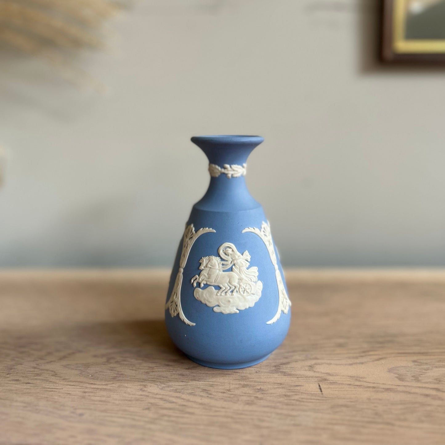 Wedgwood Jasperware Vintage Vase in Blue