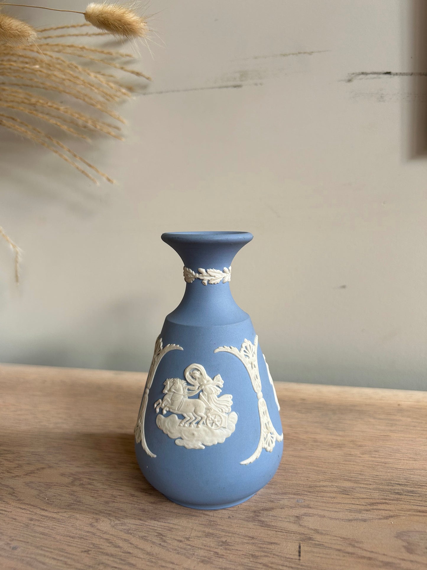 Wedgwood Jasperware Vintage Vase in Blue