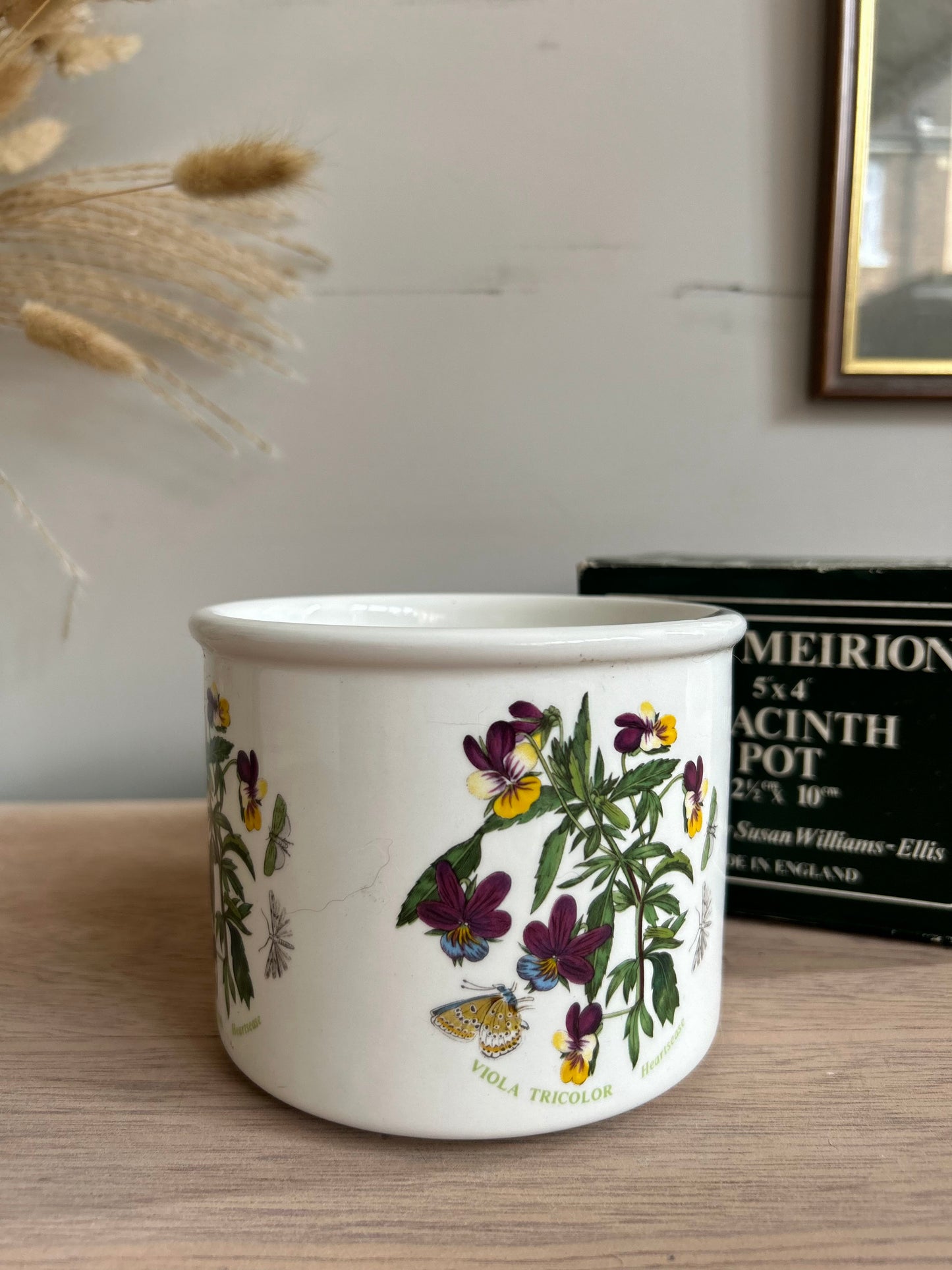 Portmerion Hyacinth Design Pot in Original Box