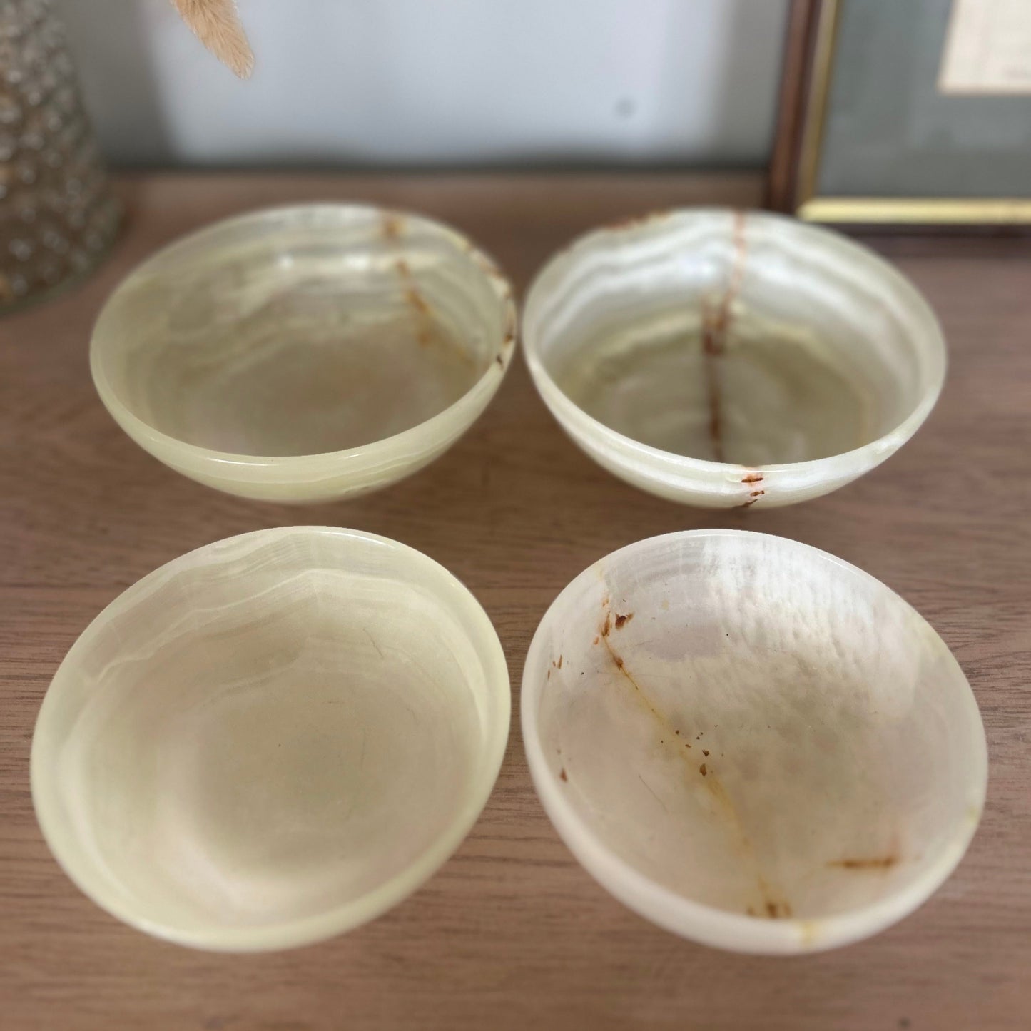 Set of 4 Onyx Bowls