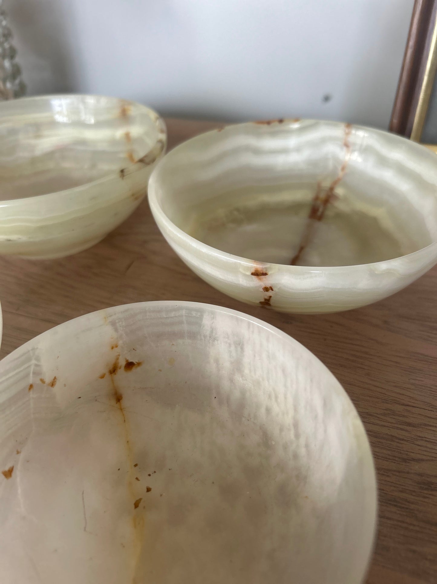 Set of 4 Onyx Bowls