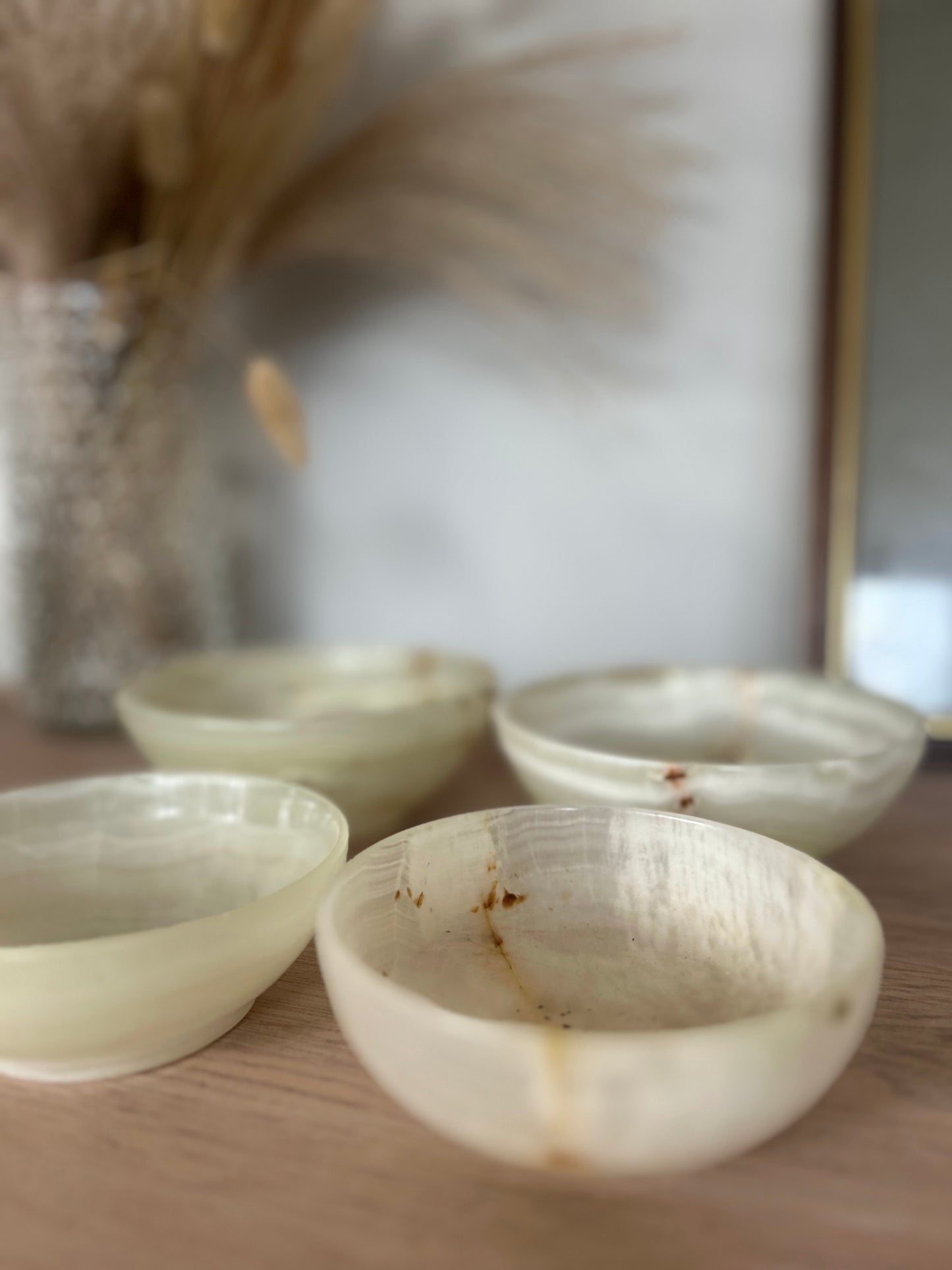 Set of 4 Onyx Bowls