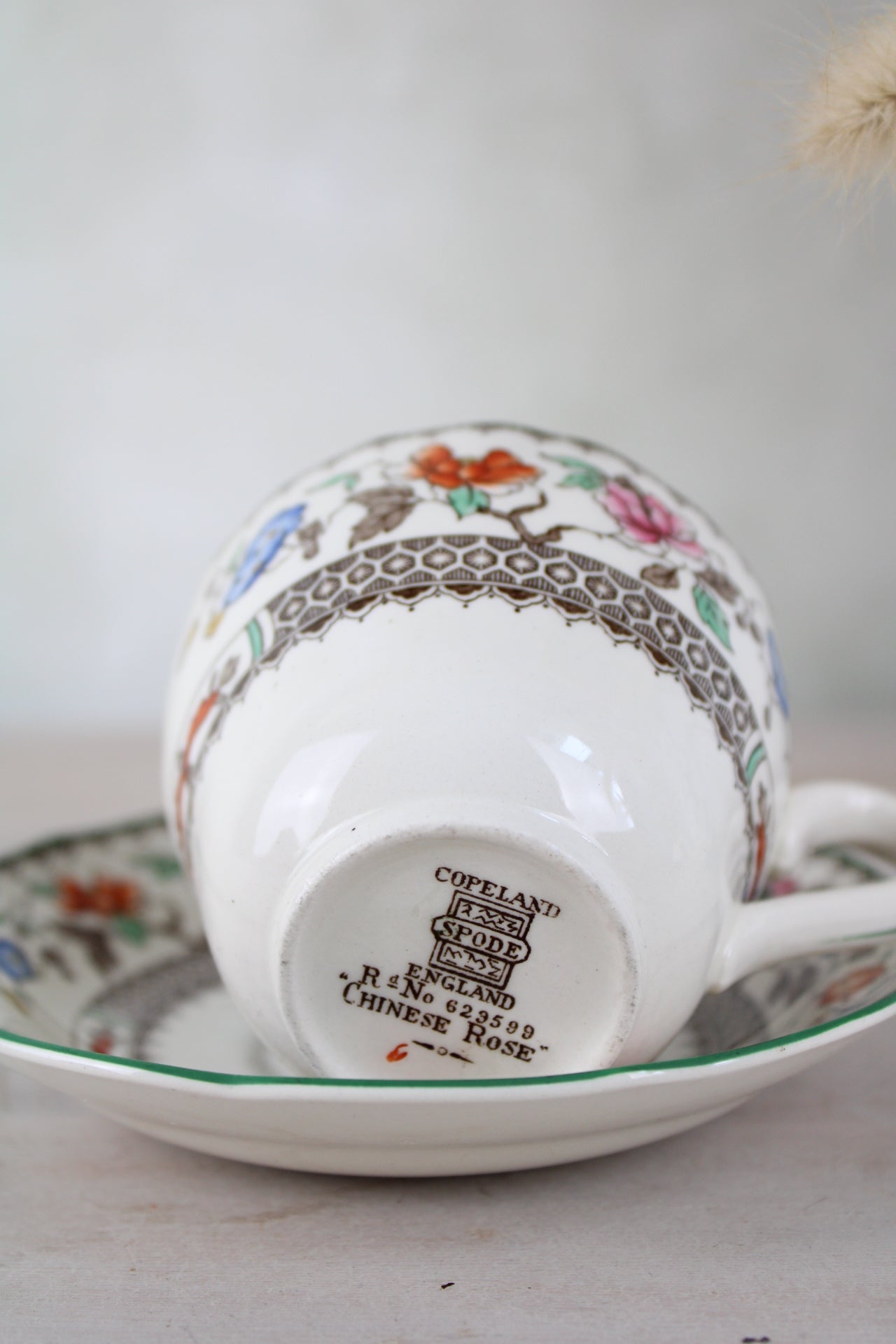 Copeland Spode Chinese Rose Teacup