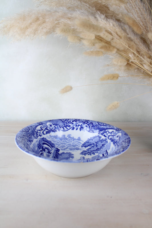 Spode blue and White Serving Bowl