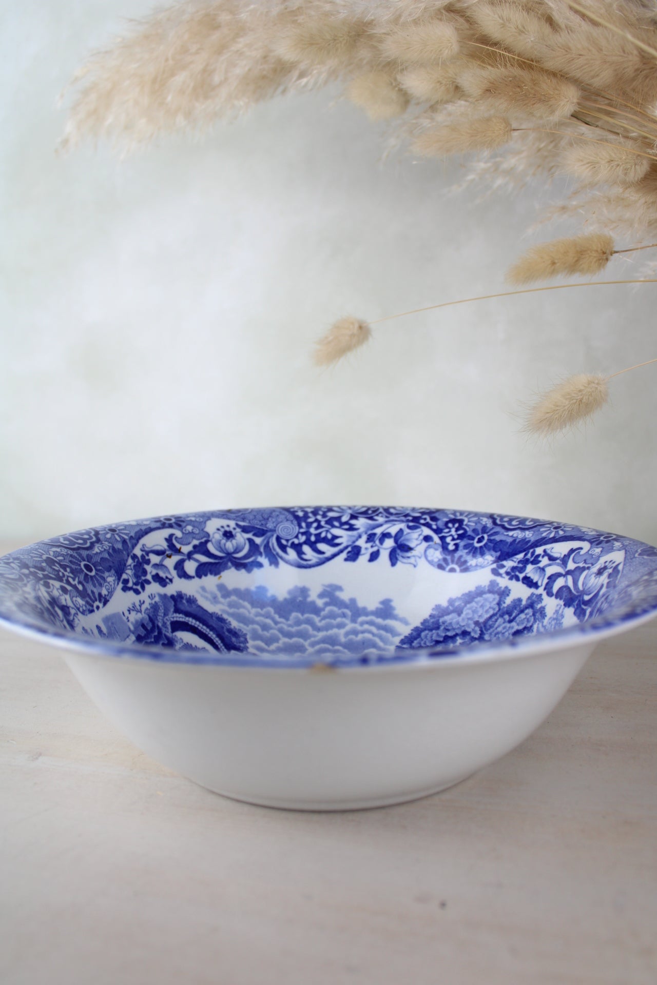 Spode blue and White Serving Bowl